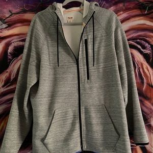 Gray Zip up hoodie!